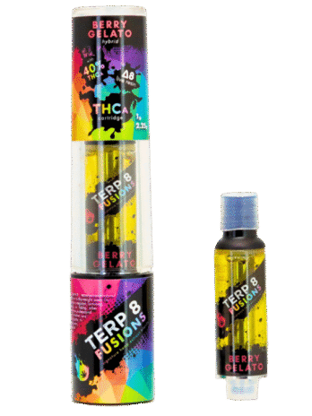Berry Gelato 2.25g THCA + D8 Live Resin Cartridge | Terp 8
