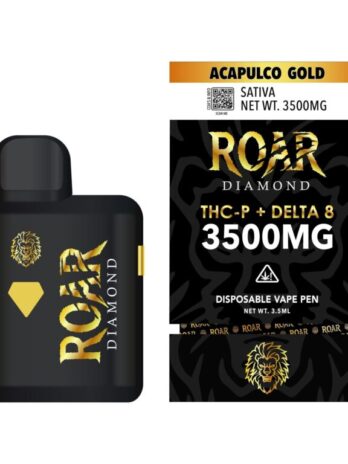 Roar Diamond THC-P + Delta 8 3500MG – Acapulco Gold