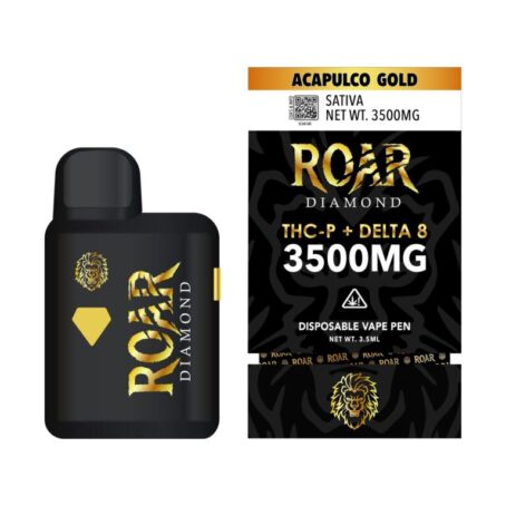 Roar Diamond THC-P + Delta 8 3500MG – Acapulco Gold