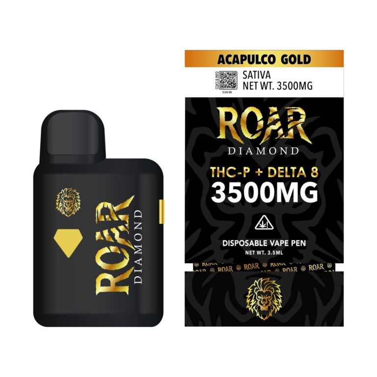 Roar Diamond THC-P + Delta 8 3500MG – Acapulco Gold