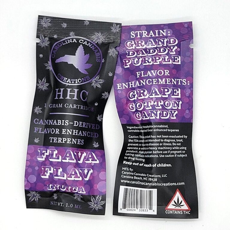 HHC Vape Cartridge 1g – Flava Flav (Indica)