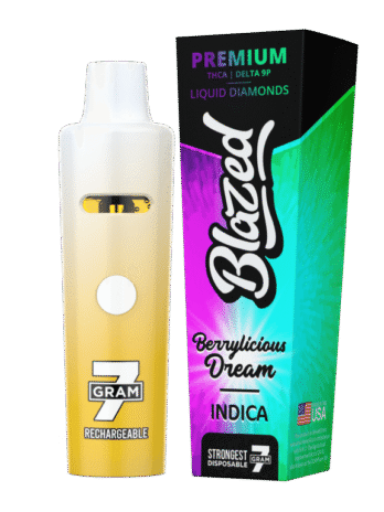 Blazed 7 Gram THCA + Delta 9B Disposable Vape