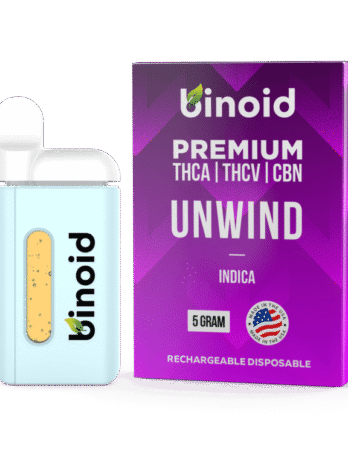 Binoid THCV 5 Gram Disposable Vape – Uplift/Unwind