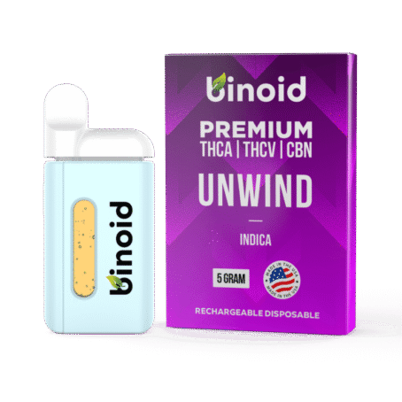 Binoid THCV 5 Gram Disposable Vape – Uplift/Unwind