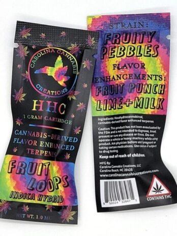 HHC Vape Cartridge 1g – Fruit Loops (Indica Hybrid)