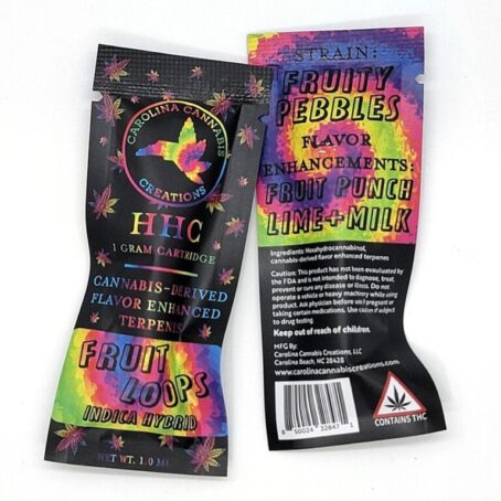 HHC Vape Cartridge 1g – Fruit Loops (Indica Hybrid)