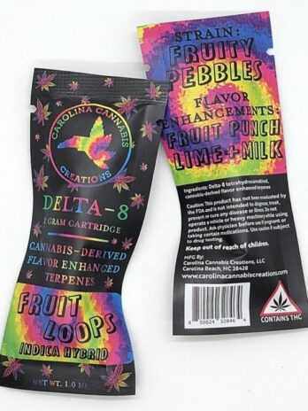 Delta 8 Cartridge 1g – Fruit Loops (Indica Hybrid)