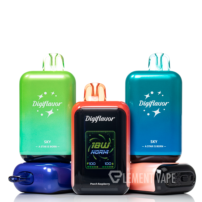 Digiflavor Sky 25K Disposable - Peach Blue Slushy Digiflavor SKY 25K Disposable - Blue Razz Ice Digiflavor SKY 25K Disposable - Cherry Lemon Mint Digiflavor SKY 25K Disposable - Peach Raspberry Digiflavor SKY 25K Disposable - Sky Walker Digiflavor SKY 25K Disposable - Sour Apple Ice Digiflavor SKY 25K Disposable - Sour Watermelon Blue Razz Digiflavor SKY 25K Disposable - Strawberry Banana Digiflavor SKY 25K Disposable - Strawberry Ice Digiflavor SKY 25K Disposable - Strawberry Watermelon Coconut Digiflavor SKY 25K Disposable - Twisted B-Pop Digiflavor SKY 25K Disposable - Screen Digiflavor SKY 25K Disposable - Front Digiflavor SKY 25K Disposable - Top Digiflavor SKY 25K Disposable - Bottom Digiflavor SKY 25K Disposable - Box Digiflavor SKY 25K Disposable
