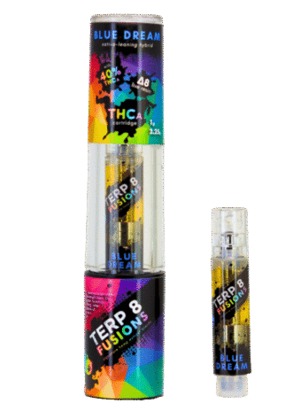Blue Dream 1g THCA + D8 Live Resin Cartridge | Terp
